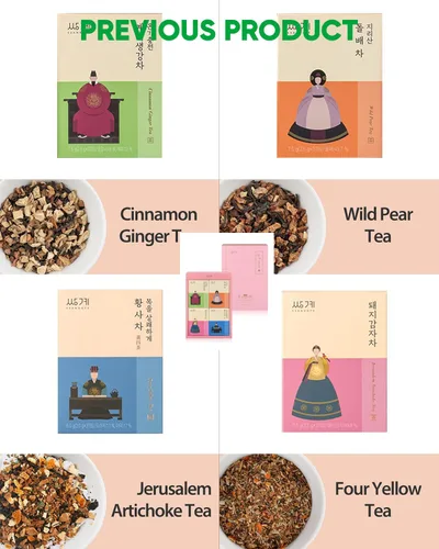Miniatura 5 de Ssanggye Hanchasilok - Juego de regalo tradicional de té del rey, 1 onza (12 unidades, 4 sabores x 3EA) Té coreano de primera calidad mezclado
