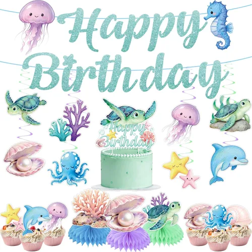 Miniatura 19 de 35 decoraciones de cumpleaños con texto en inglés "Isn't She Onederful", decoraciones de primer cumpleaños para niñas, fácil instalación, incluye