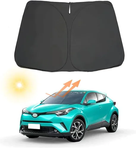 Miniatura 32 de Parasol plegable para parabrisas delantero de automóvil, ajuste personalizado para Toyota 4Runner 2010-2023 2024 2025, accesorios interiores