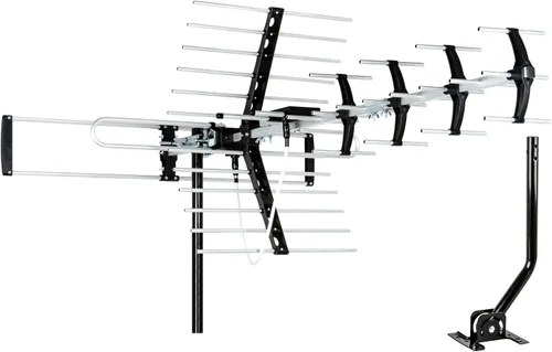 Five Star - Antena de TV para exteriores HDTV de hasta 320 kilómetros de largo alcance, antena de TV para instalar en ático o techo, antena OTA