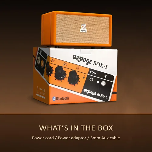 Miniatura 5 de Orange Box L - Altavoz Bluetooth portátil que ofrece sonido de audio de estudio, rango de 15M, potencia RMS de 50 W, batería de larga duración