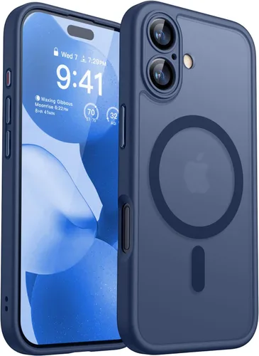 Miniatura 135 de CANSHN Funda magnética compatible con iPhone 17 Pro, mejorada [protección completa de la cámara] [compatible con Magsafe] [mate translúcido] funda