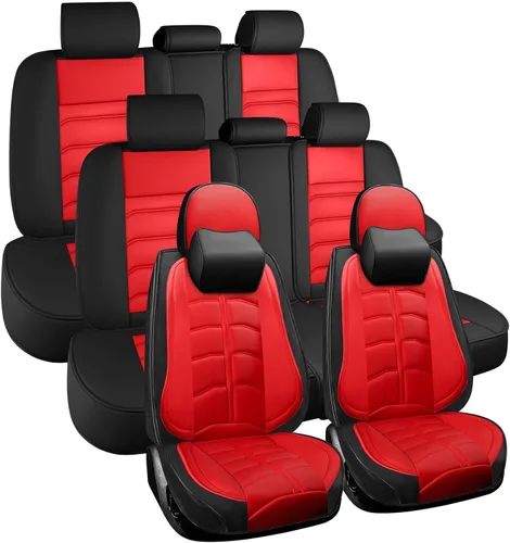 Miniatura 18 de Funda de asiento de auto de 7 asientos para Nissan Pathfinder 2003-2025, fundas de asiento duraderas, resistentes al desgaste, impermeables
