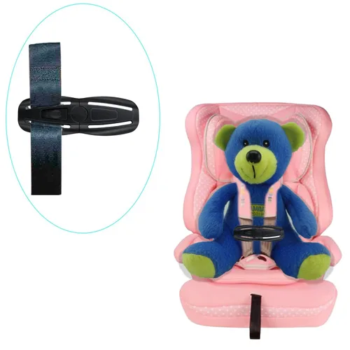 Miniatura 5 de Clip de clip para arnés de asiento con hebilla de repuesto universal para cochecito de bebé y niños, protector ajustable