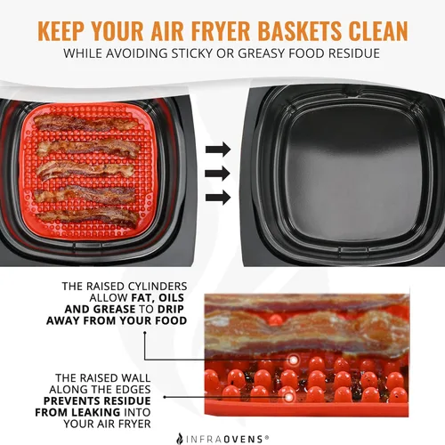 Miniatura 4 de Estante de accesorios para freidora de aire compatible con Chefman, Cosori, Gourmia, Instant Pot, Gowise, Paula Deen, Kalorik, Power XL, PowerXL