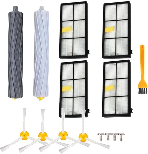 Kit de piezas de repuesto para aspiradora iRobot Roomba Serie 800 850 860 861 866 870 880 890 900 Series 960 980 981 985, piezas de repuesto con 1