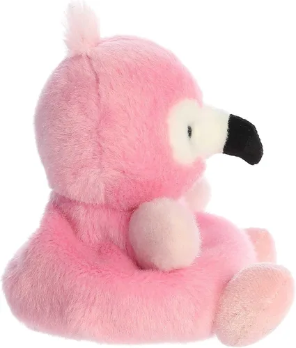 Miniatura 4 de Aurora® Adorable Palm Pals™ Pinky Flamingo™ Animal de peluche, diversión de bolsillo, juego sobre la marcha, rosa, 5 pulgadas