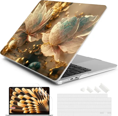 Batianda Estuche Premium para Nuevo MacBook Air de 15 Pulgadas 2025 M4 2024 2023 con Chip M3 M2 Modelo A3114 A2941, Estuche Protector de Plástico