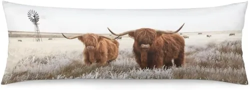 Miniatura 8 de Funda de almohada corporal a rayas blancas y negras, fundas de almohada a rayas blancas y negras, funda de almohada larga moderna con cremallera