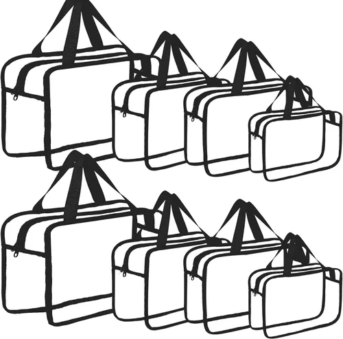 8 bolsas de almacenamiento de juguetes de color extra grandes con cremallera y etiquetas, bolsas organizadoras de juguetes impermeables de PVC