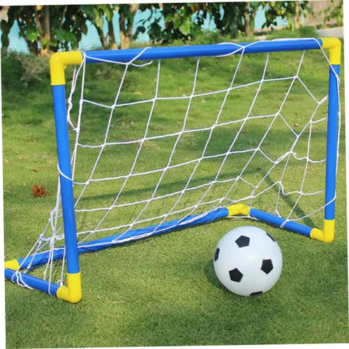 Miniatura 3 de Outanaya Portería de fútbol plegable portátil de plástico Mini puerta de fútbol para entrenamiento interior al aire libre Red plegable ligera