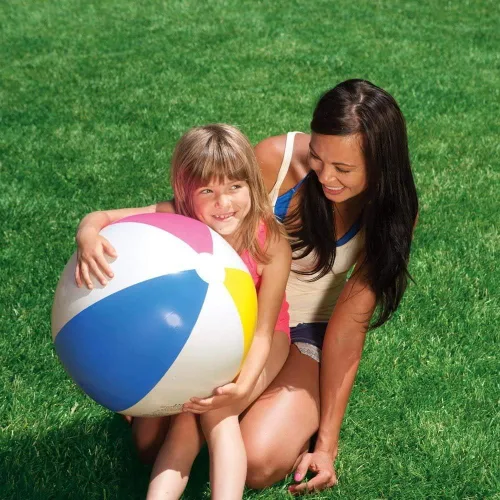 Miniatura 2 de INTEX Bola de playa colorida de 24" Paradise Panel - 59032EP (juego de 4)