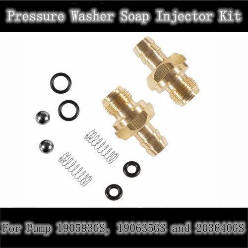 Miniatura 2 de Yoursme Juego de 2 inyectores químicos compatibles para lavadora a presión de repuesto para 203640GS 190593GS 190635GS