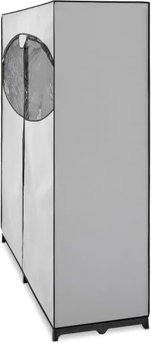 Miniatura 2 de Whitmor Armario de ropa portátil extra ancho - 60 pulgadas de ancho - Almacena ropa de temporada - Gris