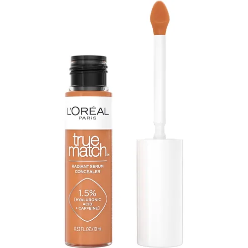 Miniatura 14 de L'Oreal Paris True Match - Corrector de suero radiante, corrector iluminador debajo de los ojos con 1.5% de ácido hialurónico y cafeína, C3, 0.33