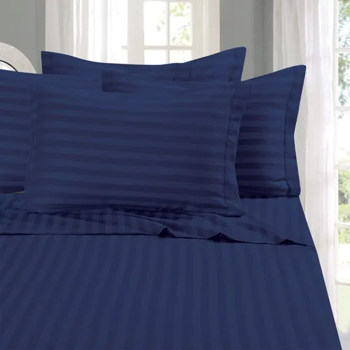 Miniatura 6 de ELEGANT COMFORT ® juego de sábanas de seda suave egipcia antiarruga y que no destiñe, de calidad de lujo de 1500 hilos, de 4 piezas, con bolsillo