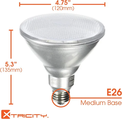 Miniatura 4 de Foco LED de cuello largo atenuables Xtricity PAR38, equivalente a 18 W (120 W) 120 voltios, 3000 K blanco suave, resistentes al agua, E26 Base