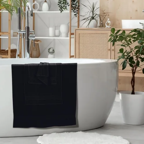 Miniatura 5 de Elvana Home Juego de 6 toallas de algodón ultra suave que contiene 2 toallas de baño de 28 x 55 pulgadas, 2 toallas de mano de 16 x 24 pulgadas y 2