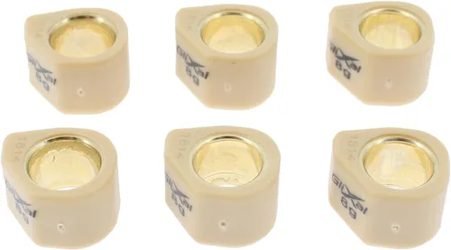 Miniatura 3 de Glixal deslizadores de variador polígono de alto rendimiento de 18x14mm, rodillos deslizantes de carreras de peso de 152QMI 157QMJ GY6 125cc 150cc