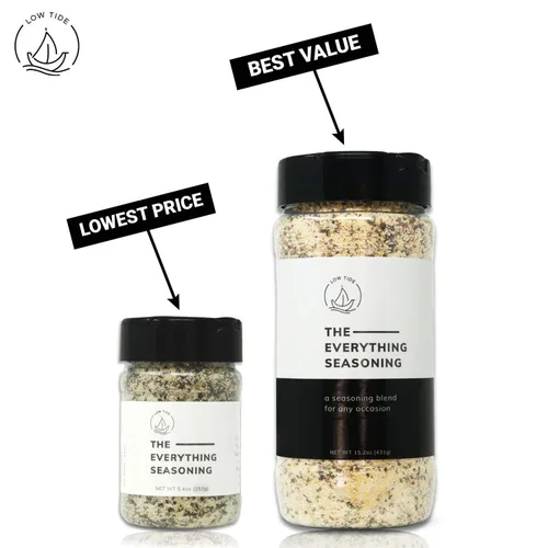 Miniatura 6 de Condimento estilo Santa María – Low Tide 15.2 oz – The Everything Seasoning Todo natural, sin MSG Fabricado en Estados Unidos ¡Espolvorea