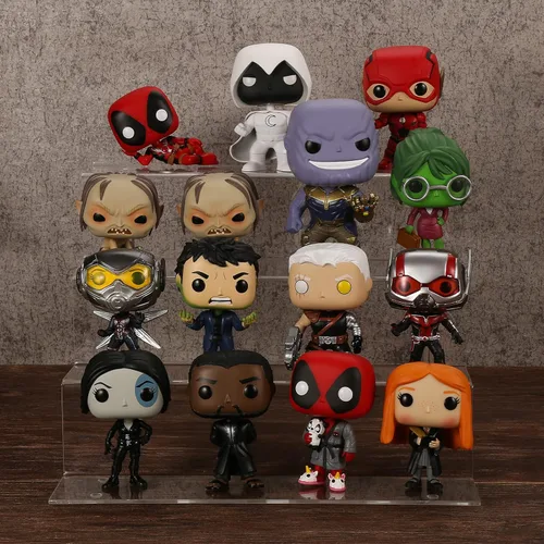 Miniatura 5 de bigantss Estante acrílico de 12 pulgadas para organizador de perfumes, estantes Funko POP de 4 niveles, organizador de colonia, soporte