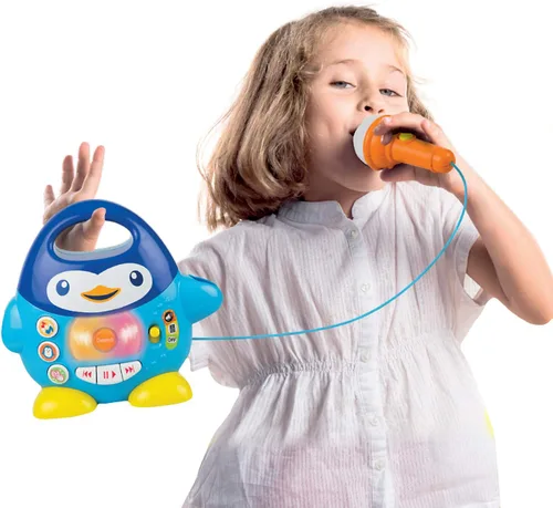 Miniatura 4 de Máquina de karaoke para niños pequeños: divertidos juguetes musicales para niños pequeños de 1 a 3 y 3 a 5 años Máquina de karaoke ideal