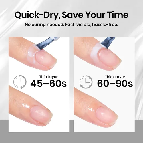 Miniatura 5 de Beetles - Látex líquido sin olor para uñas, 0.5 onzas líquidas, barrera de esmalte de uñas de látex blanco, protector de cutículas para gel