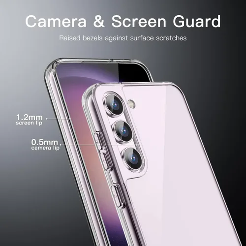 Miniatura 5 de JETech Funda para Samsung Galaxy S23+ / S23 Plus 5G de 6.6 pulgadas, no se pone amarillenta, a prueba de golpes, funda protectora para teléfono