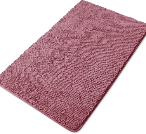 Miniatura 89 de Yeaban Alfombra de pasillo de baño de 24 x 72 pulgadas, antideslizante, alfombra de baño larga de felpilla gruesa, absorbente y lavable, alfombra