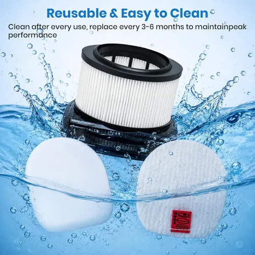 Miniatura 6 de IZ361H Filtro Patr, repuesto para Shark Rocket Pet Pro IZ162H, IZ361H, IZ362H, IZ363HT, IZ440H, IZ441H, IZ462H, aspiradora vertical inalámbrica