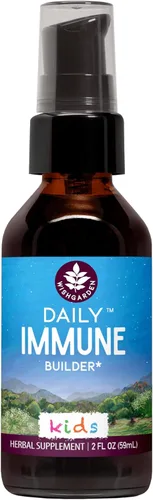 WishGarden Herbs Daily Immune for Kids - Fórmula diaria de apoyo inmunológico para niños, defensa inmunológica a base de hierbas y refuerzo del