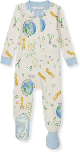 Miniatura 112 de Burt's Bees Baby - Pijama de una pieza para bebé, mameluco para dormir y jugar, algodón 100% orgánico, cremallera frontal