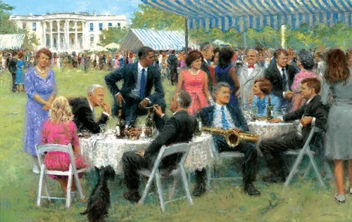 Miniatura 3 de SUNSOUT INC - The Democratic Party - Rompecabezas de 550 piezas por artista: Andy Thomas, tamaño terminado, 15 x 24 pulgadas, MPN # 19378
