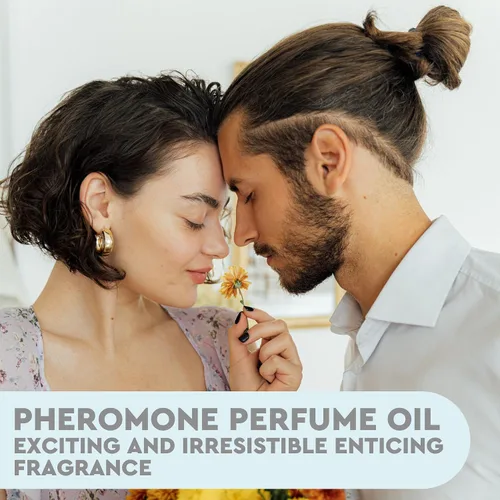 Miniatura 2 de Perfumes de feromonas para mujeres y hombres, No. 102 con aroma floral blanco, tuberosa, jazmín, aceite de perfume de larga duración, 0.6 fl.oz.