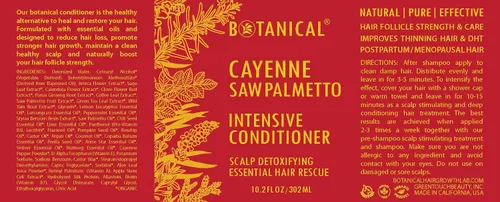 Miniatura 9 de Acondicionador botánico para el crecimiento del cabello, "desintoxicación del cuero cabelludo", terapia intensiva contra la pérdida de cabello