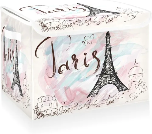 Miniatura 26 de CaTaKu Contenedores grandes de tela con tapas, cajas de almacenamiento de bastones de caramelo de Navidad con asas para organizar la ropa, cubos