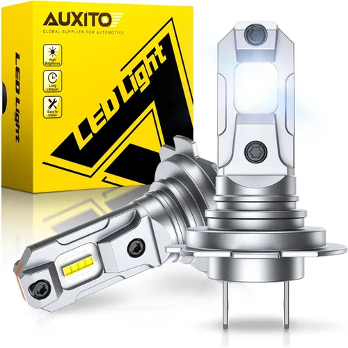 Miniatura 16 de AUXITO Bombillas LED H4 HeadIight 9003 HB2 de haz alto/bajo, 6500 K blanco frío, luces brillantes, Plug and Play, brillo elegante y futurista