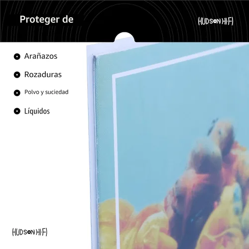 Miniatura 5 de Hudson Hi-Fi Fundas exteriores para discos de vinilo, funda de vinilo transparente de alta calidad, paquete de 100 unidades, protege tus álbumes LP