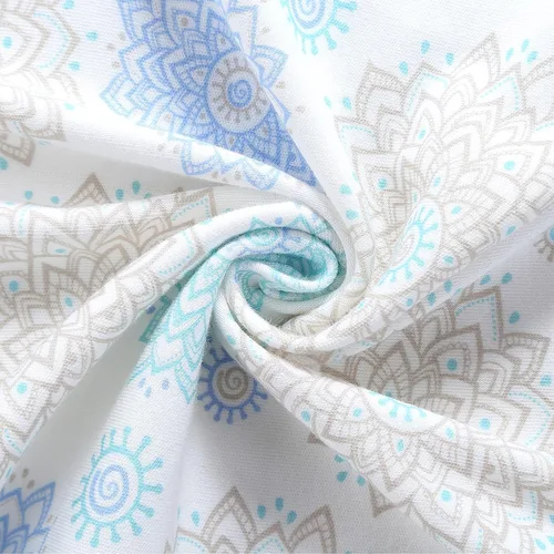 Miniatura 5 de Sense-U Saco de dormir orgánico para bebé, diseño floral, diseño ergonómico, suave y acogedor para recién nacido ajustable (9.8-19.7 ft)