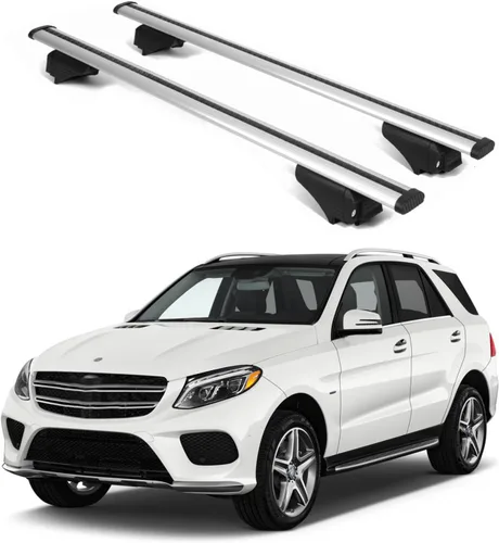 Miniatura 13 de ERKUL – Barras transversales portaequipajes para Mercedes Benz GLA 2021-2026 Barras transversales de aluminio con bloqueo antirrobo para techo