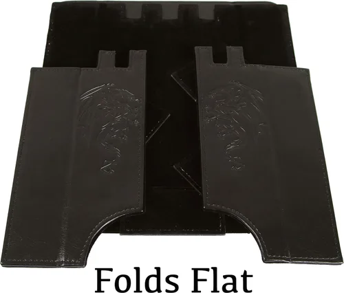 Miniatura 5 de Forged Dice Co. Draco Castle - Bandeja plegable para dados y torre de dados, bandeja plegable para dados DND y torre de bandeja rodante de dados