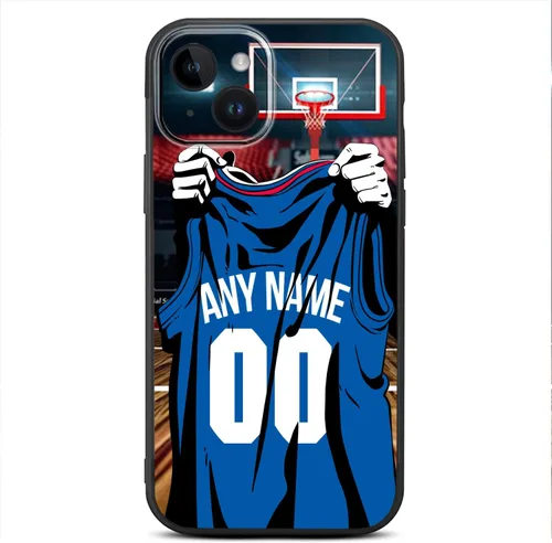 Miniatura 19 de Nombre y número personalizados de bricolaje – Camiseta de baloncesto de Oklahoma City – Funda de silicona líquida para iPhone 17 Air 16 15 Pro Max