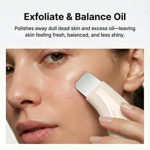 Miniatura 7 de Sookga Herramienta removedor de puntos negros, raspador facial de silicona para limpieza profunda, espátula facial exfoliante, removedor de puntos