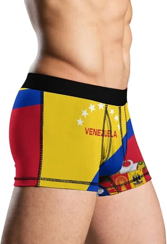 Miniatura 4 de Venezuela Flag Men's Underwear Boxer Briefs Soft No-Ride-Up Wicking Underpants