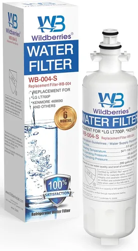 Wildberries 9690, LT700P NSF - Filtro de agua de repuesto para refrigerador LG LT700P, Kenmore Elite 9690, Kenmore Clear 46-9690, RWF1200A,