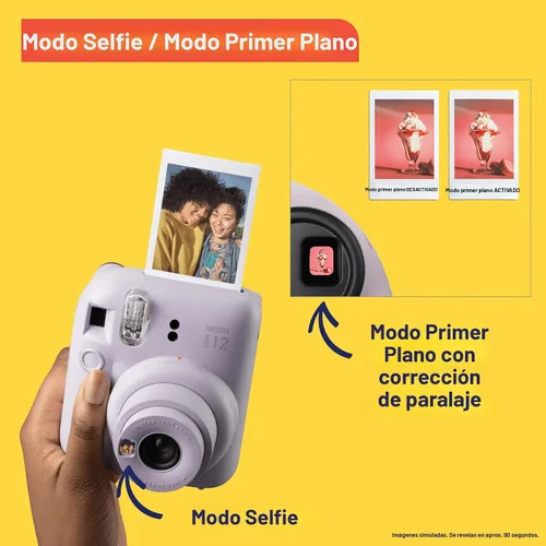 Miniatura 3 de Fujifilm Instax Mini 12 Cámara instantánea - Rosado (Blossom Pink)