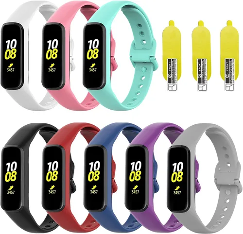 Miniatura 14 de LeongLzt Galaxy Fit 2 bandas de repuesto para Samsung Galaxy Fit 2, correas de silicona suave Galaxy Fit2 para Samsung Galaxy Fit2 SM-R220 bandas
