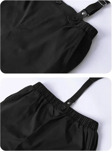 Miniatura 39 de A&J DESIGN Conjunto de ropa formal para niños pequeños con tirantes y tirantes