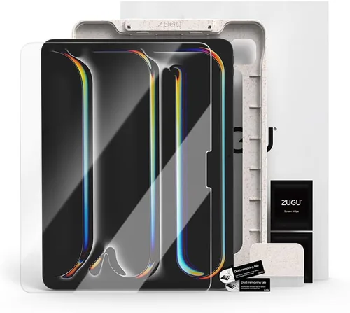 Miniatura 10 de ZUGU CASE Protector de pantalla para iPad Mini 6 y 7, A17 Pro (A2567, A2568, A2569), película de vidrio templado resistente a arañazos, protector
