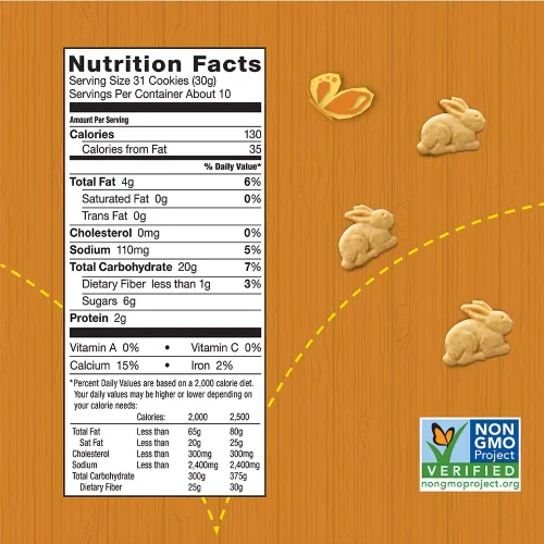 Miniatura 123 de Annie's Organic Chocolate Bunny Graham Snacks, 7.5 onzas